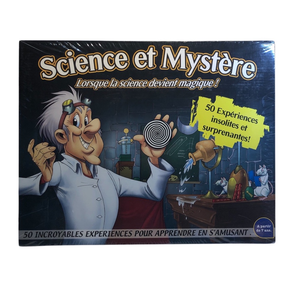 Science et Mystère 7ans + French Science kit 50 experiments New